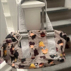 Y2k Vintage Harajuku Lovers Multicolor small duffle Bag